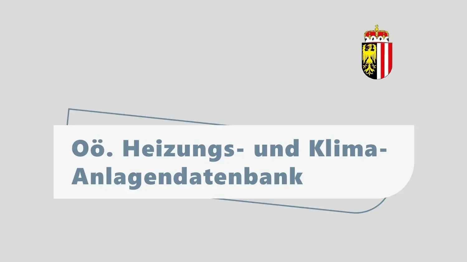 Bild für Neuigkeit Offizieller Start der OÖ Heizungsanlagendatenbank